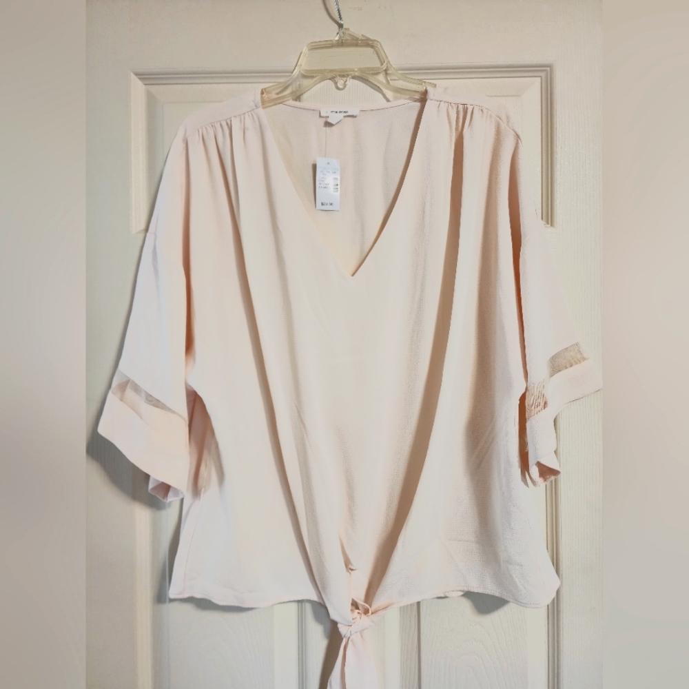 Maurice's Tie Blouse